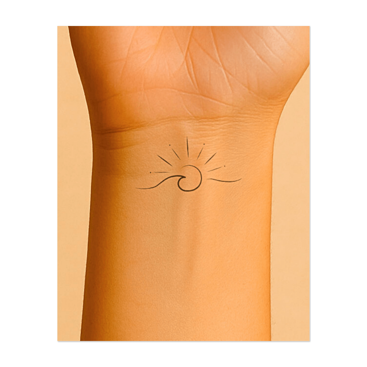 Welle mit Sonnenstrahlen INKON DE