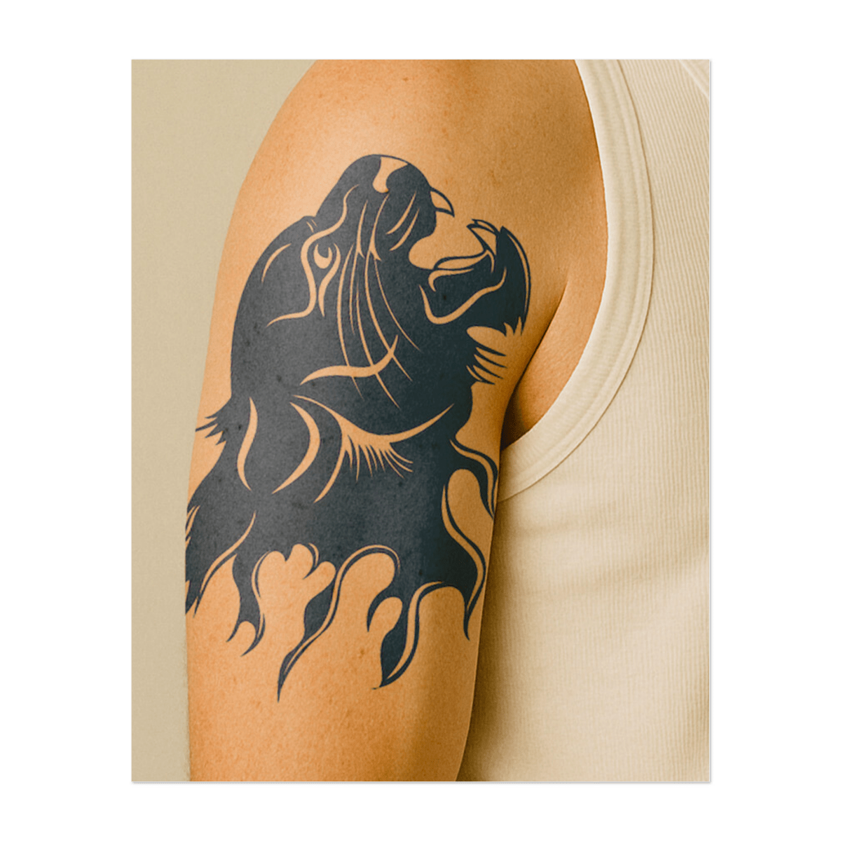 Abstrakter Tiger INKON DE