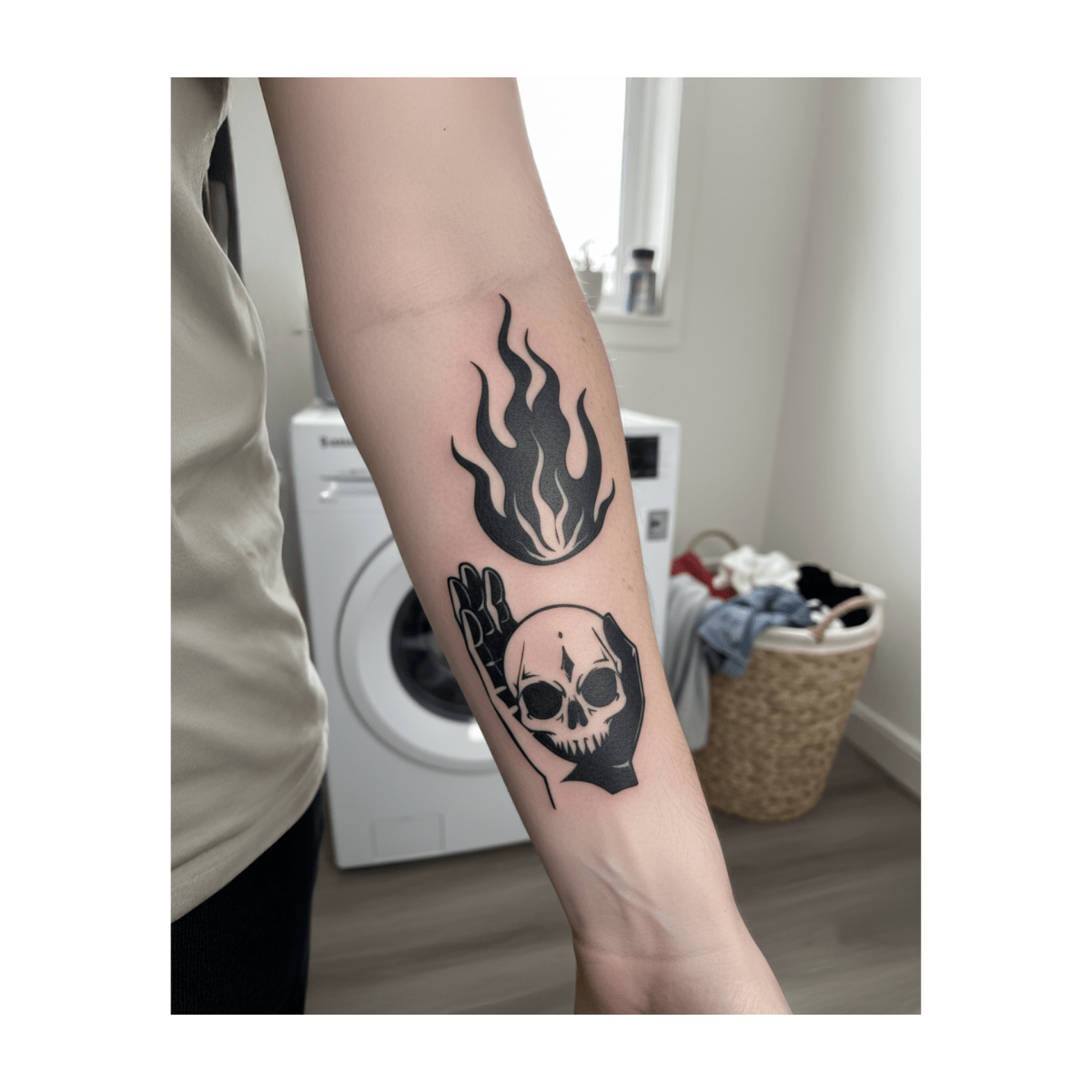 Feuriger Schädel INKON DE