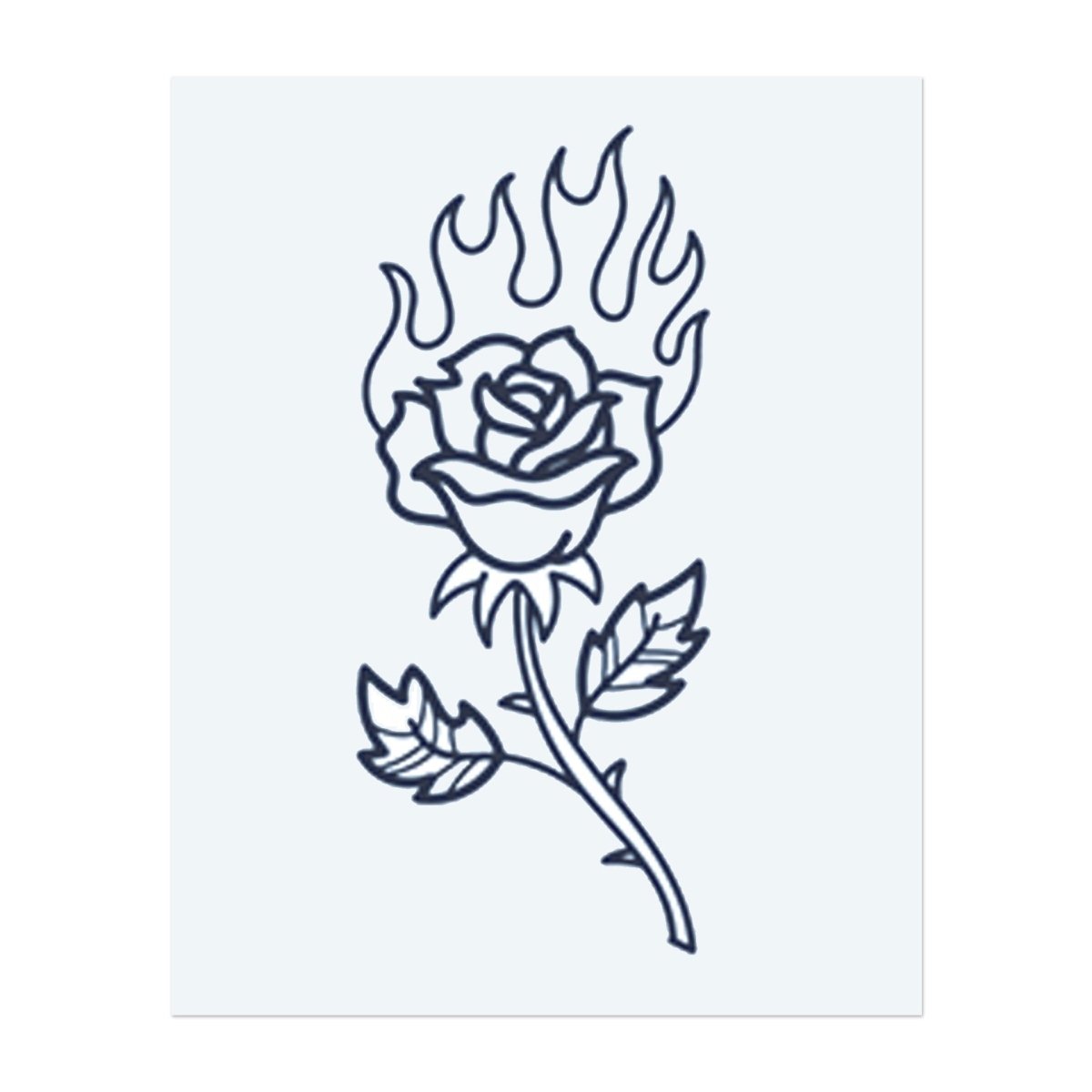Flammende Rose INKON DE