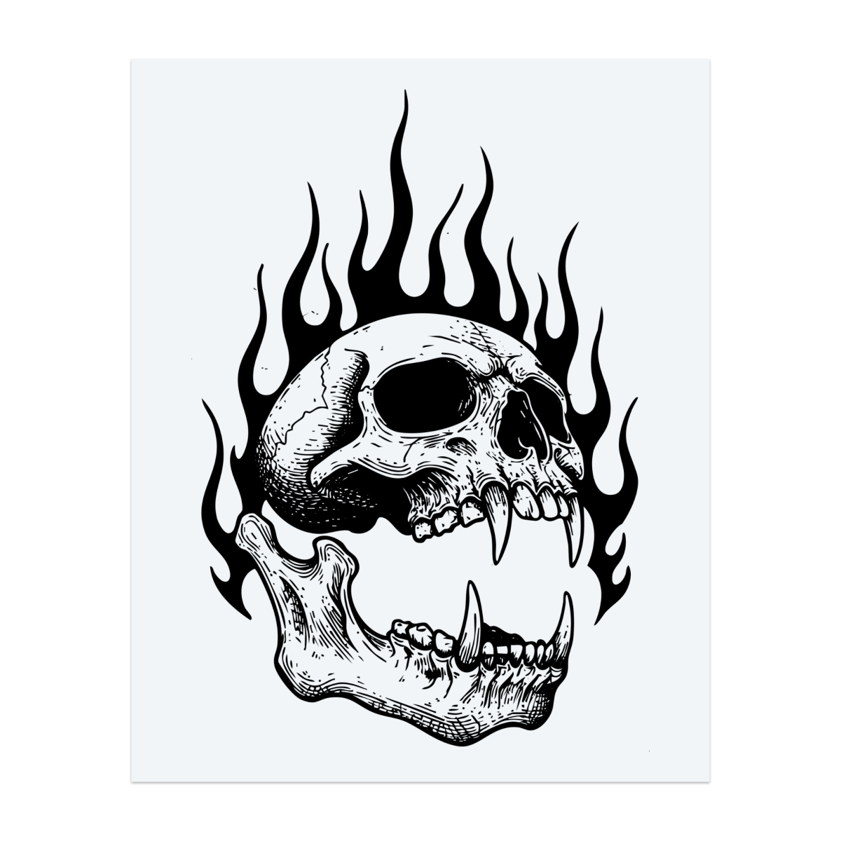 Flammenschädel INKON DE