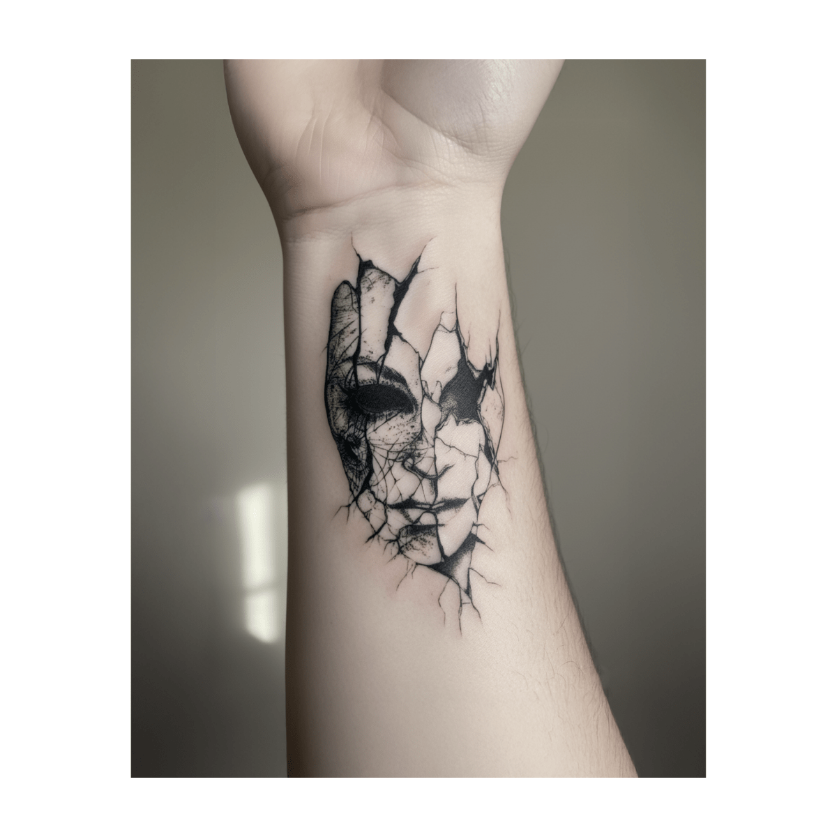 Gebrochene Maske INKON DE