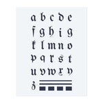 Gotisches Alphabet INKON DE