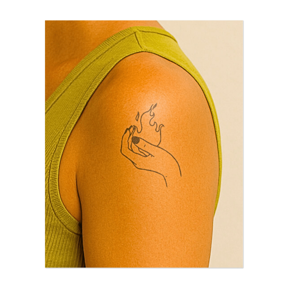 Hand Flamme INKON DE