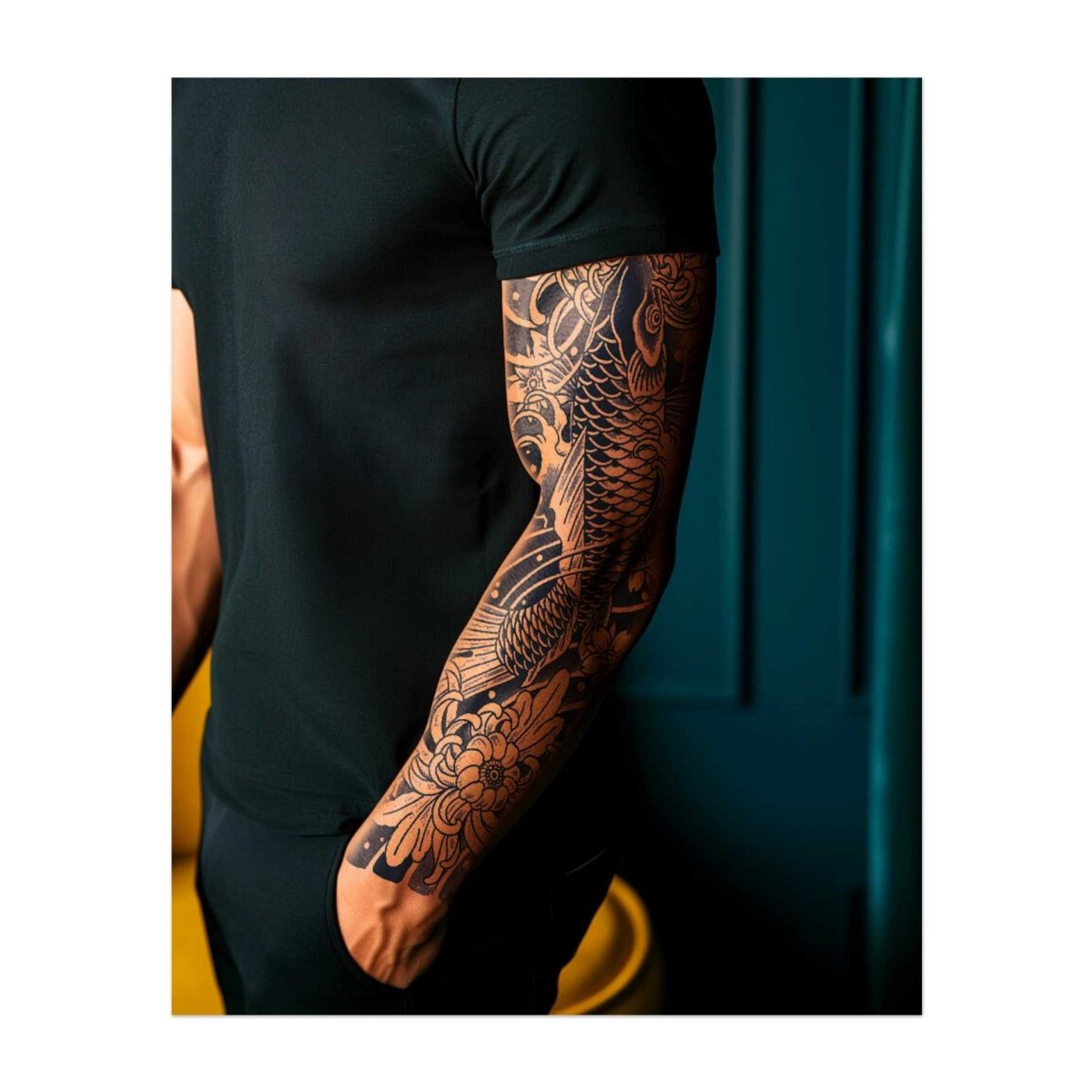 Koi und Blumen INKON DE