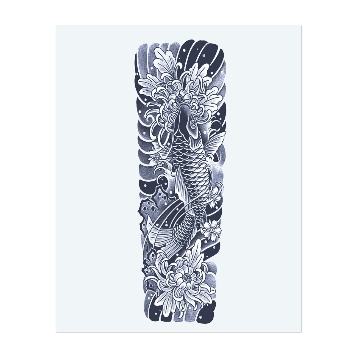 Koi und Blumen INKON DE