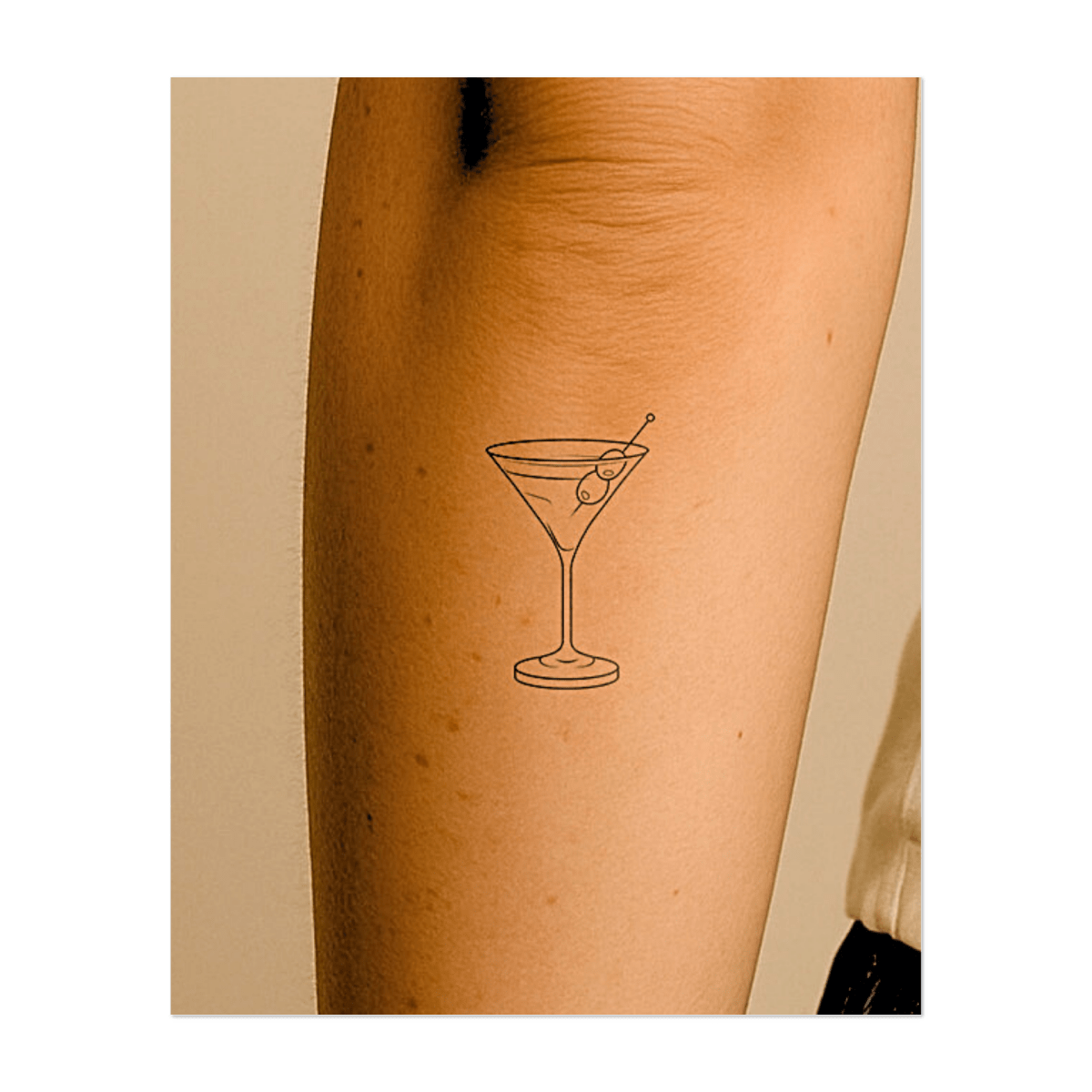 Martini - Glas - Umriss INKON DE