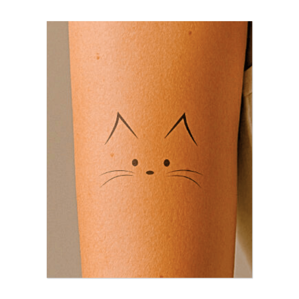 Minimal Cat Face INKON DE
