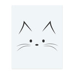 Minimal Cat Face INKON DE