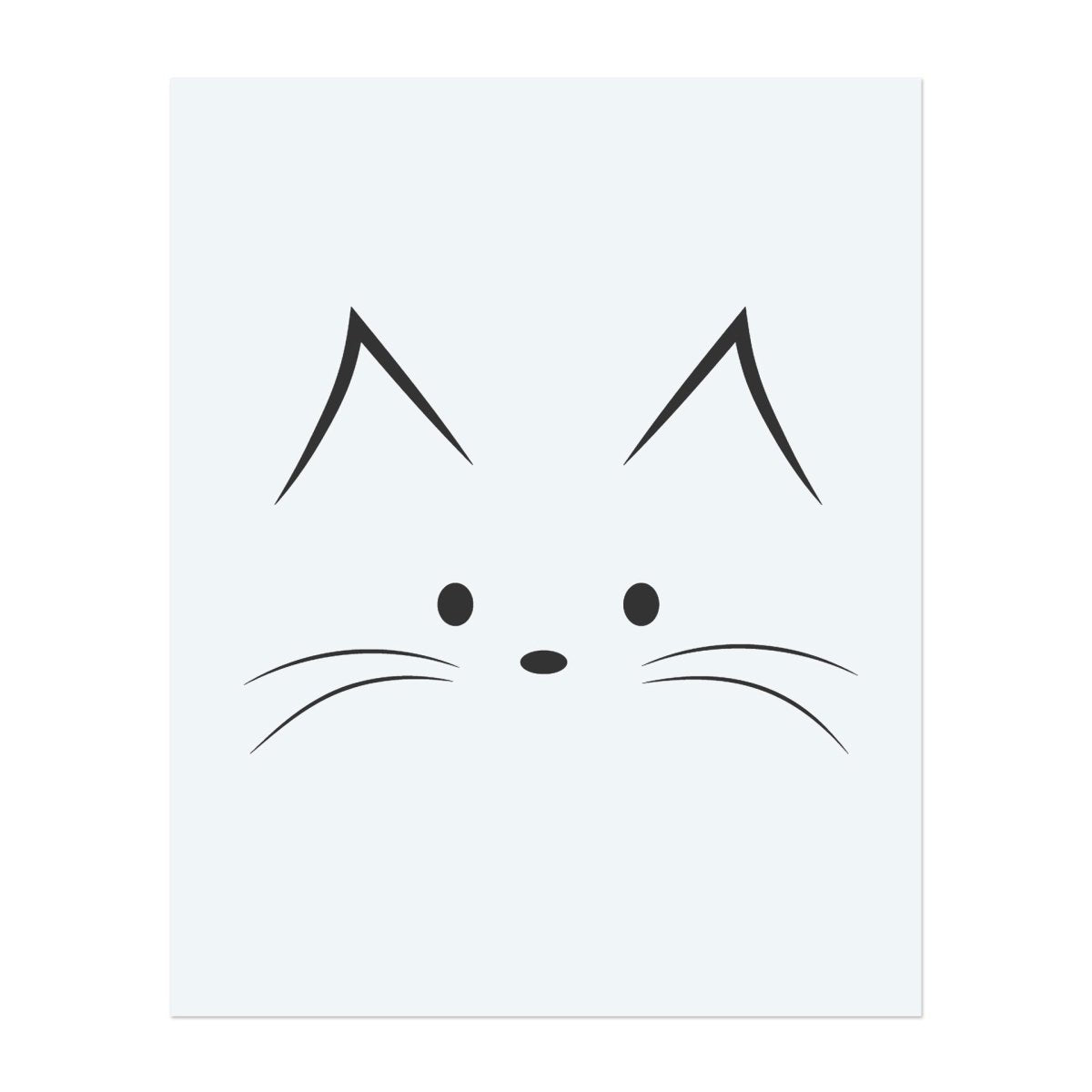 Minimal Cat Face INKON DE
