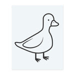 Minimal Duck Outline INKON DE