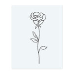 Minimalistische Rose INKON DE