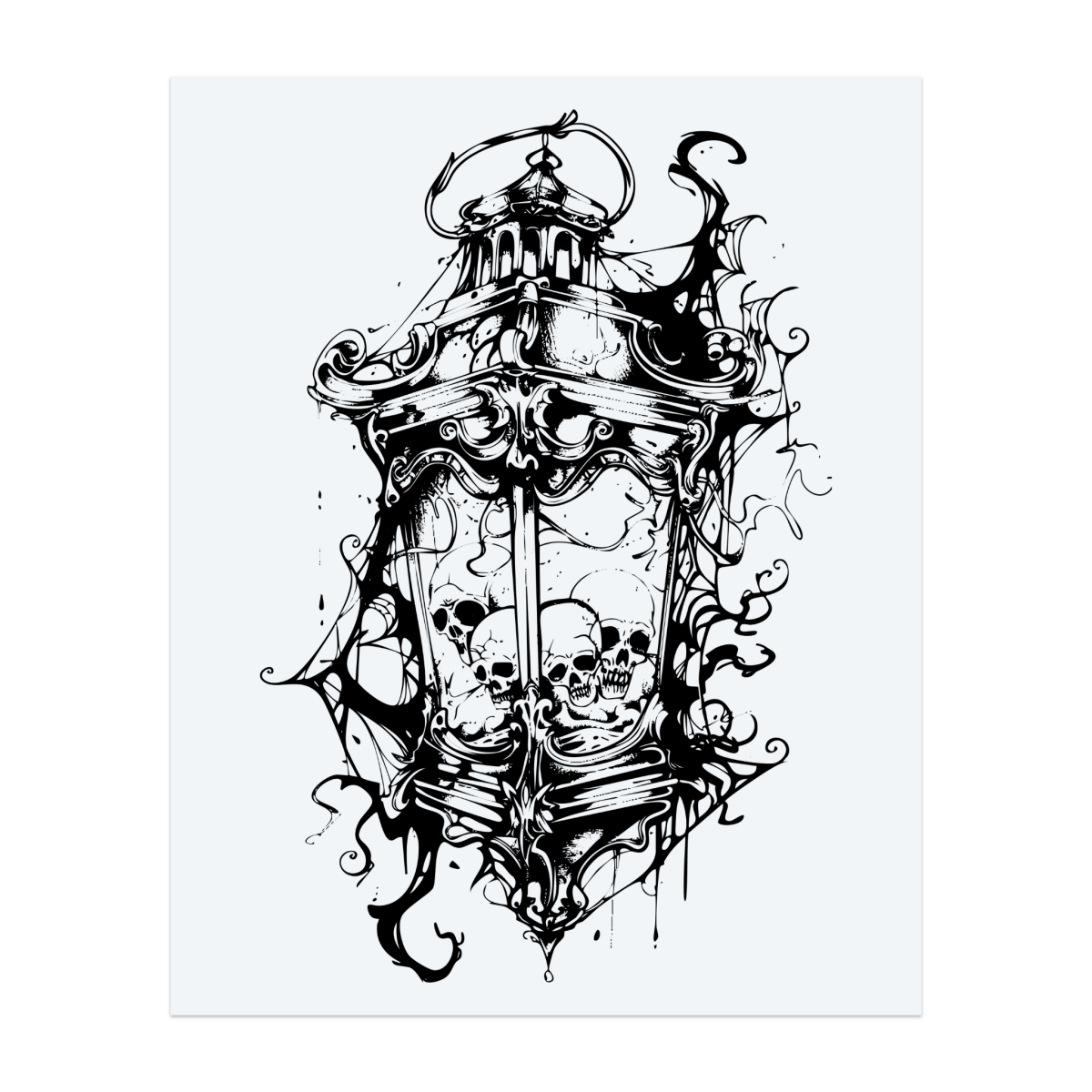 Totenkopf Laterne INKON DE