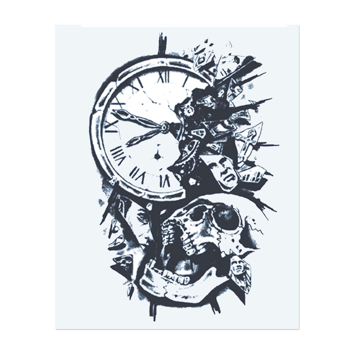 Zeit - Skelett INKON DE