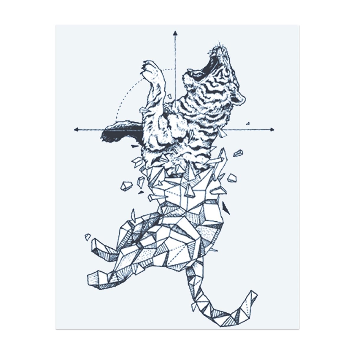 Zerbrochener Tiger INKON DE