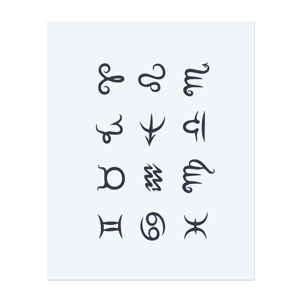 Zodiac Zeichen INKON DE